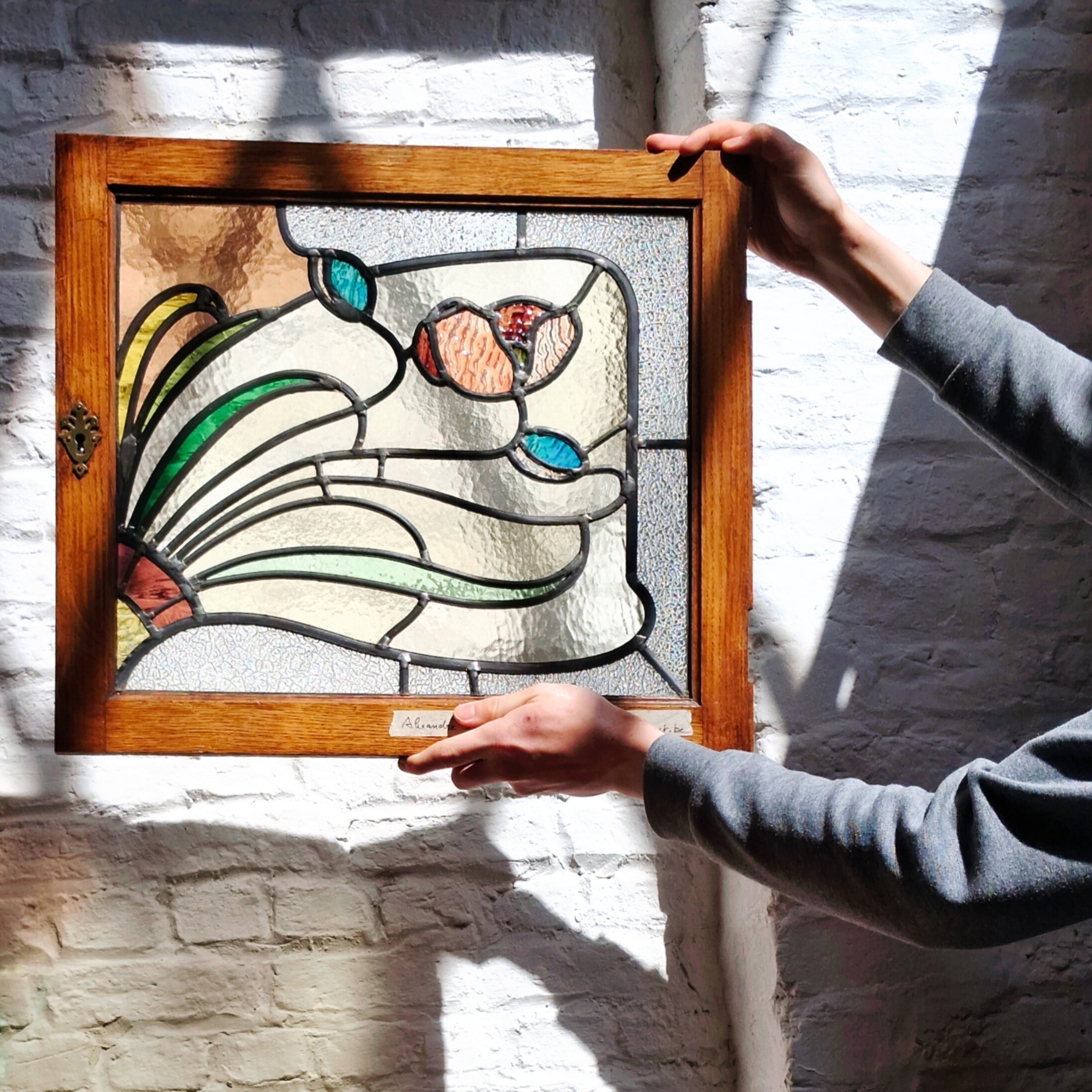 Apres restauration | Vitrail d'Orée, Atelier de création et de restauration de vitraux à Bruxelles.
